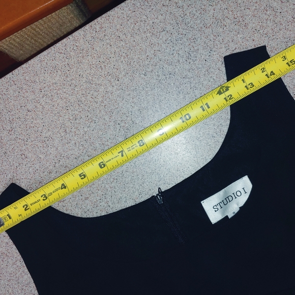 Studio 1 Chiffon 2 pc Party Dress Floral Embroidery Sheer Overlay Jacket - Picture 8 of 14